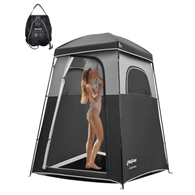 Image of KingCamp Oversize Outdoor Easy Up Portable Dressing Changing Room Shower Privacy Shelter Tent