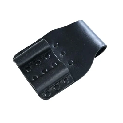 Image of Black Leather Double Spanner Frog/Pocket/Pouch BBI for Scaffolding Tool Belt