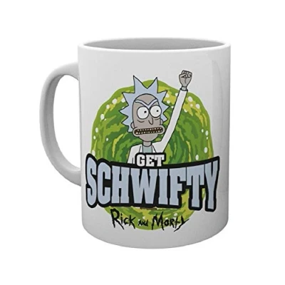 Image of GB eye LTD, Rick and Morty, Get Schwifty, Mug, Wood, Various, 15 x 10 9 cm