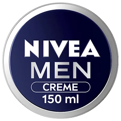 Image of NIVEA Men Creme Pack of 5 (5 x 150 ml), Intensive Everyday Face, Body and Hand Cream with Vitamin E, Moisturising For The Whole