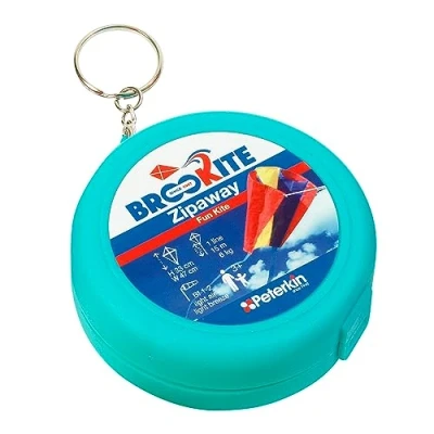 Image of BROOKITE from Peterkin Zipaway Kite Multicolour 33cm x 47cm Spinnaker Nylon with 1 handle and plastic travel case Kites Outdoor Toys Sports &amp; Leisure Ages 3+
