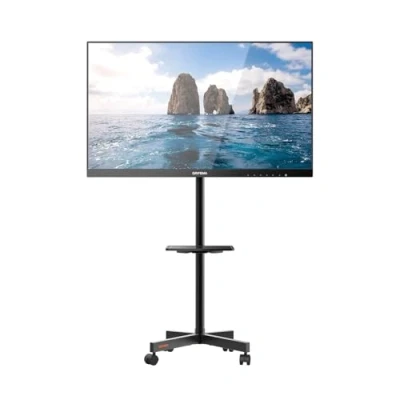 Image of GRIFEMA GB3001 Tv Stand On Wheels for Max 65 Inch Mobile Trolley Cart Holds 40 KG Portable Height Adjustable VESA 400x400mm