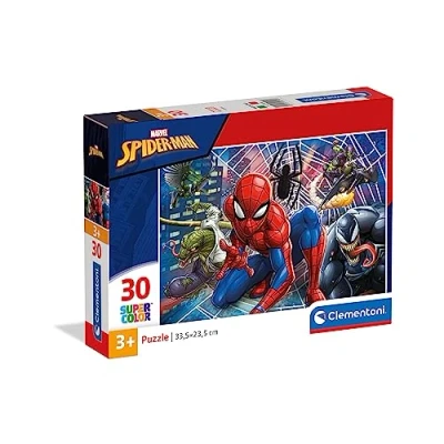 Image of Clementoni 20250 Supercolor Puzzle for children Spiderman 30 Pieces