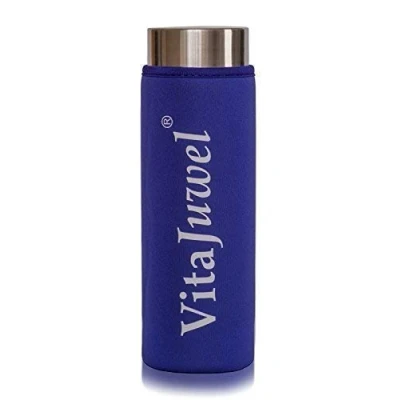 Image of Vitajuwel Neoprene Sleeve Long for ViA Glass Water Bottle Violet