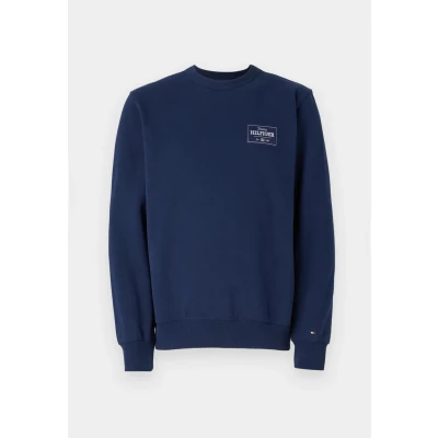 Image of Tommy Hilfiger Monotype Label Sweatshirt, Men&#039;s, Size: Large, Night sky