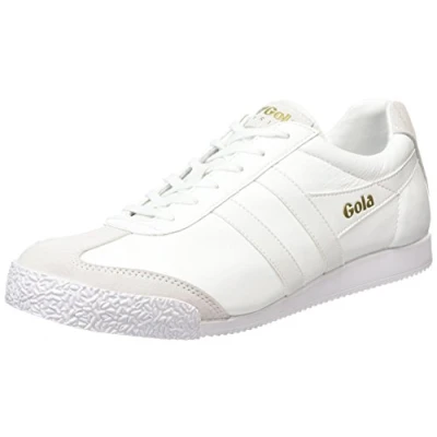 Image of Gola Harrier Leather men&#039;s Trainers in Multicolour