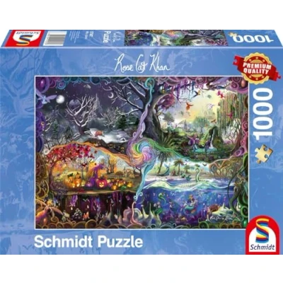 Image of Schmidt Rose Cat Khan: Portal of the Four Realms (1,000 pieces) Jigsaw Puzzle Ages 12+ , 69.3 x 49.3 cm