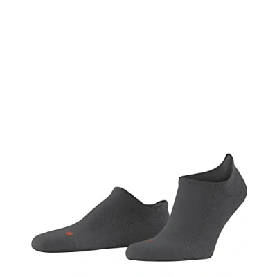 Image of FALKE Unisex Cool Kick Sneaker U SN Soft Breathable Quick Drying Low Cut Plain 1 Pair Trainer Socks, Grey (Dark 3970), 4 5