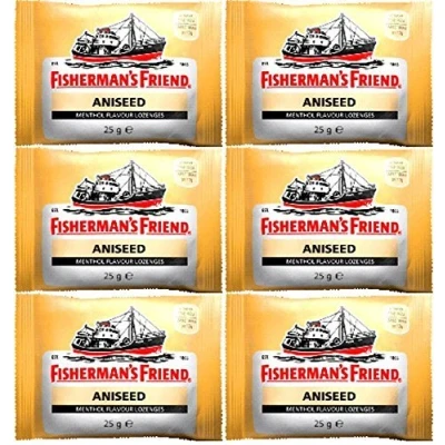 Image of Fishermans Friend Aniseed Lozenges 25g x 12 Packs