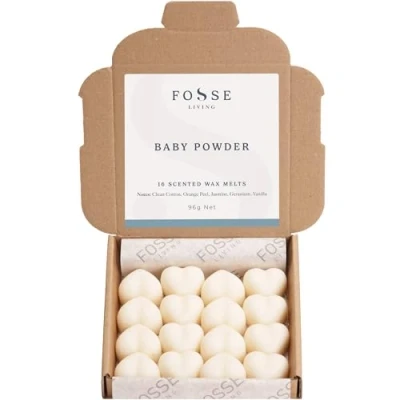 Image of Baby Powder Strong Scented Wax Melts 16 Pack The Gift for Every Occasion Made in UK