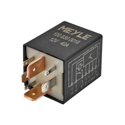Image of 1J0906383, 1J0906383B, 1J0906383C Relay, fuel pump MEYLE 100 830 0018 7 pin connector ORIGINAL Quality VOLKSWAGEN: Lupo / 3L, Golf 4