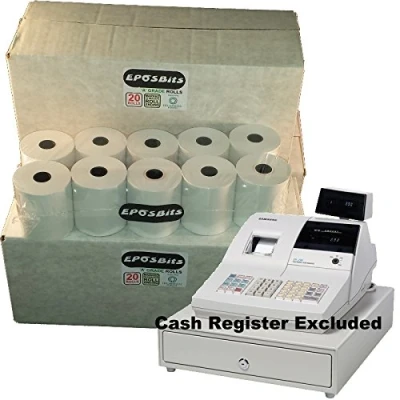 Image of EPOSBITS® Brand 60 Receipt Rolls 3 Boxes for Samsung ER 290 Cash Register