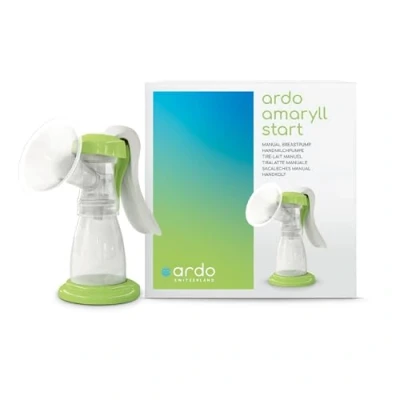 Image of Ardo Amaryll Start Manual Breastpump. Portable Quiet Breast Pump Made with BPA Free Materials. for Gentle Pumping. Easy to Use, Swiss Designed Hand Feeding Accessories.