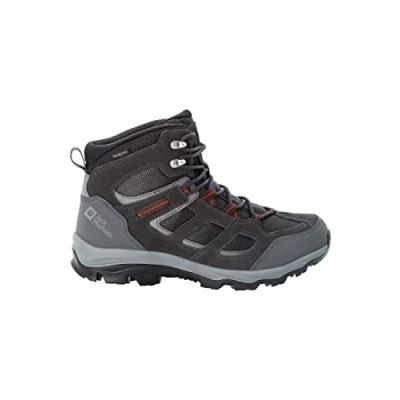 Image of Jack Wolfskin Men&#039;s Vojo 3 Texapore MID M 2022 Walking Shoe, Grey/Orange, 9 UK