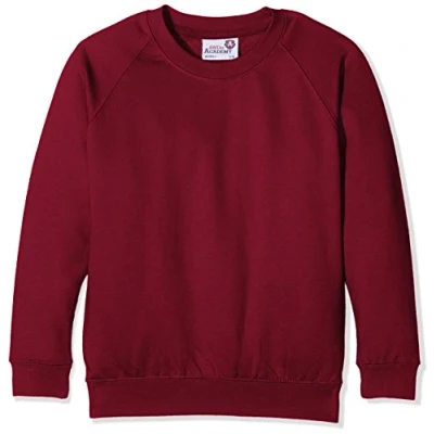 Image of AWDis Boy&#039;s Kids Academy Raglan Sweatshirt School Top, Red (Academy Burgundy), 9 10 Years (Manufacturer Size:Large)