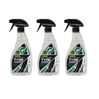 Image of Turtle Wax 51801 Wet N Black Car Tyre Cleaning &amp; Shine For Look 3 x 500ml