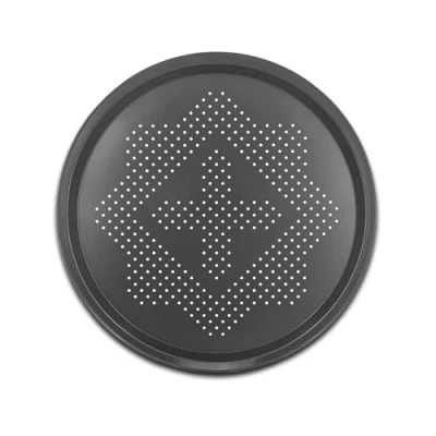Image of Samuel Groves 14.5&quot; Pizza Pan Perforated Carbon Steel Chip Crispier Tray by Chabrias LTD