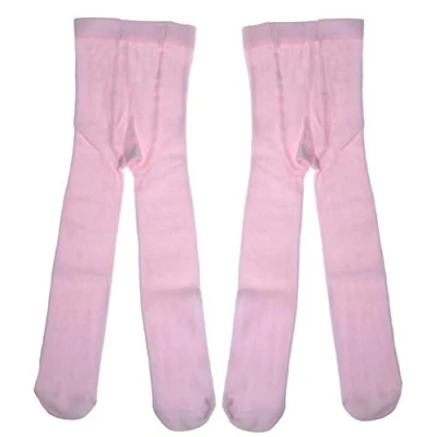 Image of WB SOCKS 2 pairs of Plain Pink Baby Tights