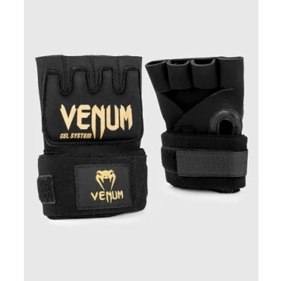 Image of Venum, Kontact Gel Quick Wraps, Men&#039;s, L, Black/Gold