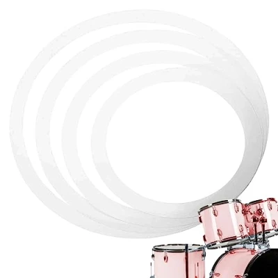 Image of Damping Rings Remo Drum and Percussion Accessories Portable Kit Tom Drumheads Silencer Film Mute