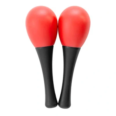 Image of Mad About MAR01 Mini Maracas in Red, Egg Shaker Maracas, Pair of Percussion Shakers for Schools and Groups