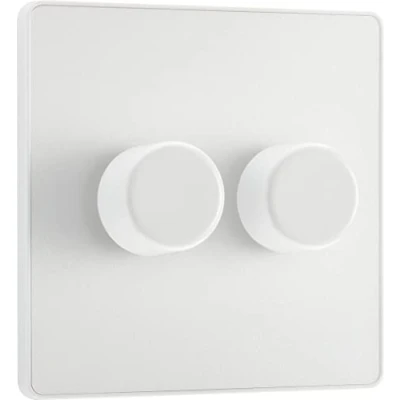 Image of BG Electrical Evolve Double Dimmer Switch, 2 Way