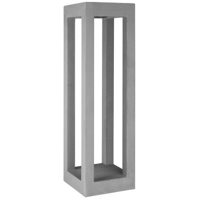 Image of Box 700Mm Outdoor LED Bollard IP65 Cement 5.8W 4000K 115lm