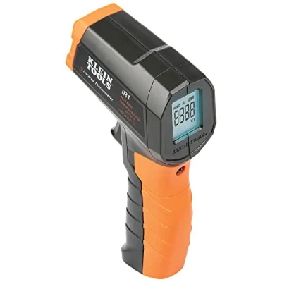 Image of Klein Tools IR1 Infrared Thermometer, Digital Laser Gun is Non Contact Thermometer with a Temperature Range 4 to 752 Degree Fahrenheit