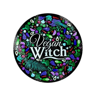 Image of Grindstore Vegan Witch Glass Chopping Board 31x31cm