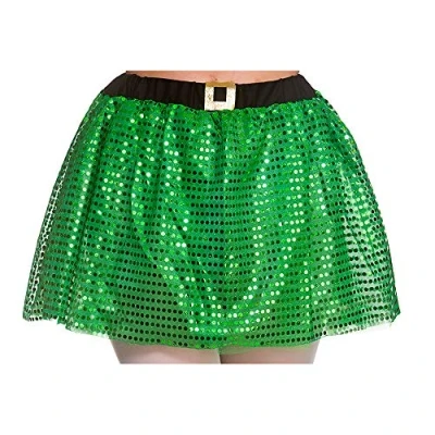 Image of Wicked Costumes Adult Female Green Elf/Leprechaun Tutu Fancy Dress Christmas St Patricks
