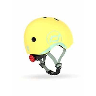 Image of Scoot &amp; Ride Unisex Kinder Fahrradhelm Bicycle helmet , lemon, 45 bis 51cm UK
