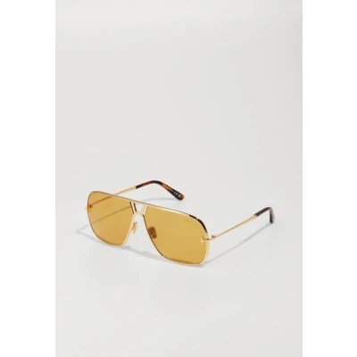 Image of TOM FORD Man FT1204 STAVROS 30E Sunglasses Metal Gold Brown Squared Normal