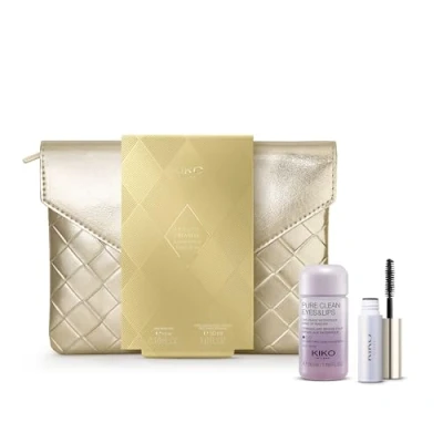 Image of KIKO Milano Holiday Première Essential Minis Eyes Gift Set Eye Set: Mini Mascara And Make Up Remover