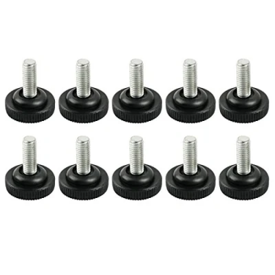Image of Sourcingmap 8mm Thread Dia Adjustable Furniture Glide Leveling Feet 10 Pcs