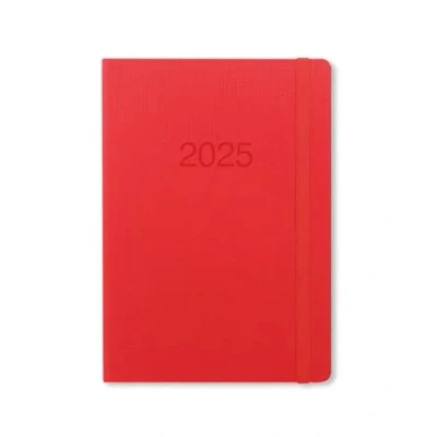 Image of Letts of London Memo A5 week to view 2025 diary red