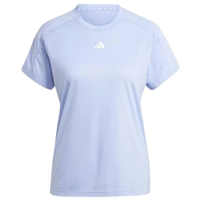 Image of adidas Men&#039;s Train Essentials Stretch Training Tee, Blue Spark Mel/White/Black, M
