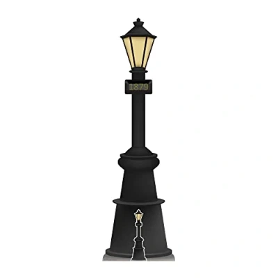 Image of Star Cutouts SC4211 Victorian Lamp Post Lifesize Cardboard Cutout With Mini