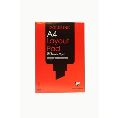 Image of Clairefontaine Goldline Layout Pad A4 White GPL1A4