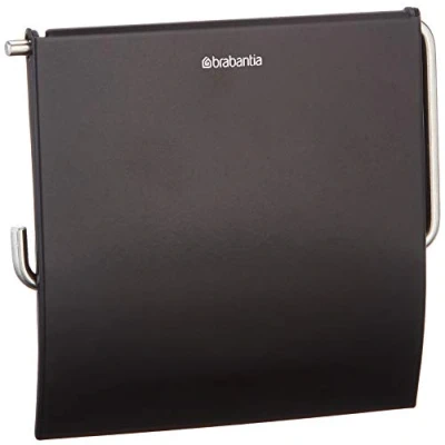 Image of Brabantia Toilet Roll Holder, Black Mat