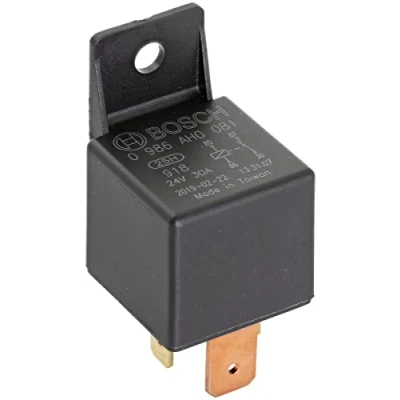 Image of Bosch 0986AH0081 Power Relay 24V 30A, IP5K4, Operating Temperature from 40 Degree to 125 C, 4 Pin with Holder