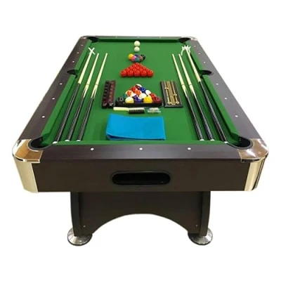 Image of 7 Ft Pool table Billiard Playing Cloth Indoor billiards new Green Season