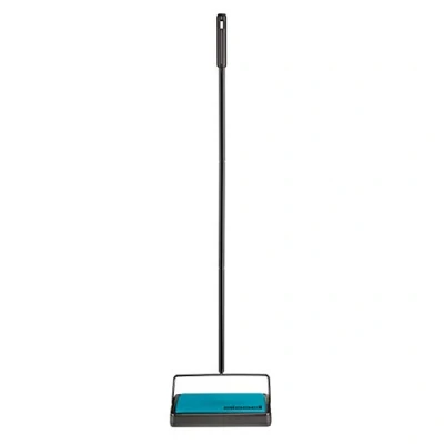 Image of Bissell Easy Sweep Compact Carpet &amp; Floor Sweeper, 2484A, Teal