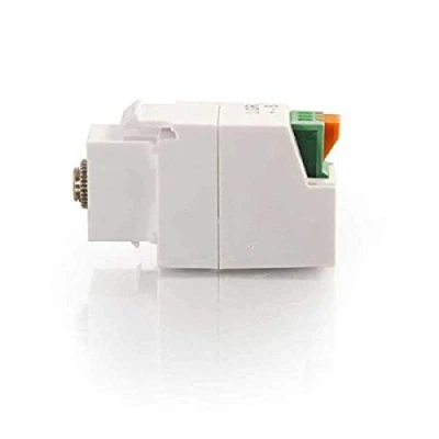 Image of C2G/Cables to Go 37036 3.5mm 3 Conductor Keystone Adapter