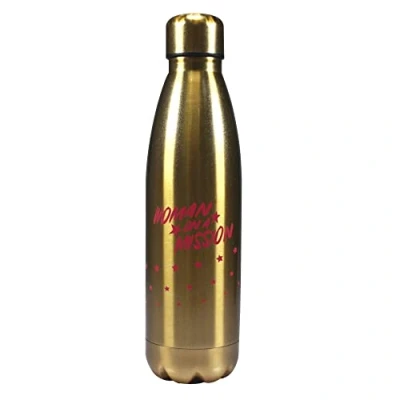 Image of DC Comics Water Bottles Wonder Woman Metal Bottle on a Mission