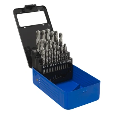 Image of Sealey HSS Split Point Fully Ground Drill Bit Set 25pc Metric