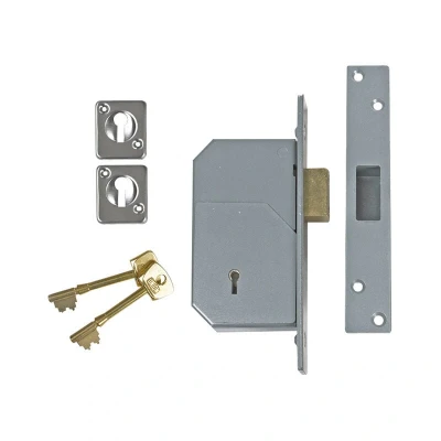 Image of Union 3G110 C Series 5 Detainer Deadlock 73mm Satin Brass UNNB3G110B73