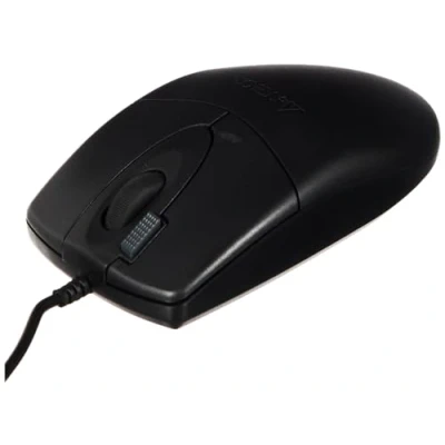 Image of A4Tech OP 620D Optical Mouse (USB, PC, Black, Ambidextrous, Plastic) Monotone