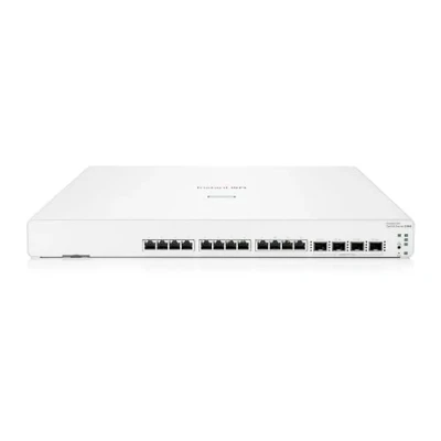 Image of HPE Networking Instant On Switch Series 1960 12 Port 10Gb Aggregator Smart managed Layer 2+ Ethernet 12x 10GBase T 4x SFP+ Stackable EU Cord (JL805A#ABB)