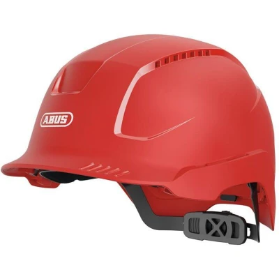 Image of ABUS Mechanical Scator Vented Safety Helmet Red