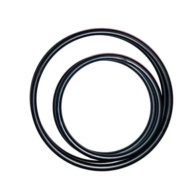 Image of Linic Products UK Made Bag/Purse Handles, Plastic, Round, Black, Set of 2 Pairs, 1 Large, Small, Macrame, Sewing (S7798). Free Postage.